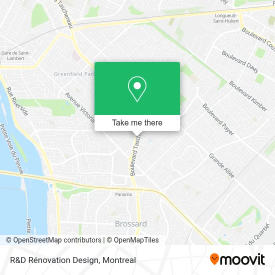 R&D Rénovation Design map