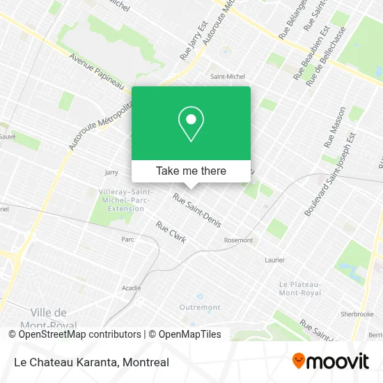 Le Chateau Karanta map