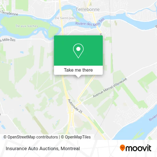 Insurance Auto Auctions map