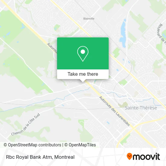 Rbc Royal Bank Atm map