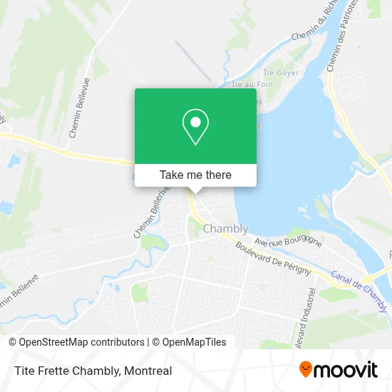 Tite Frette Chambly map