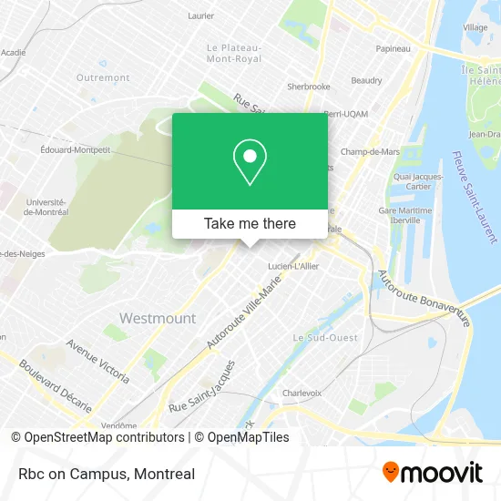 Rbc on Campus map