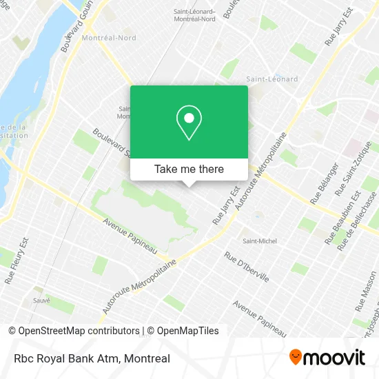 Rbc Royal Bank Atm map