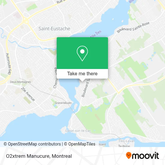 O2xtrem Manucure map