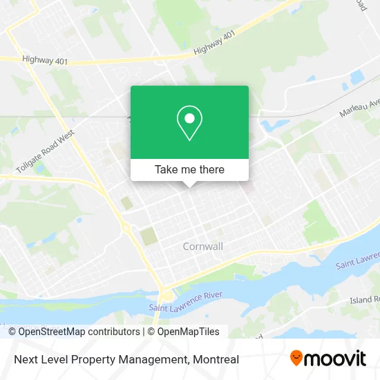 Next Level Property Management map