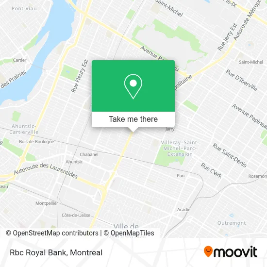 Rbc Royal Bank map