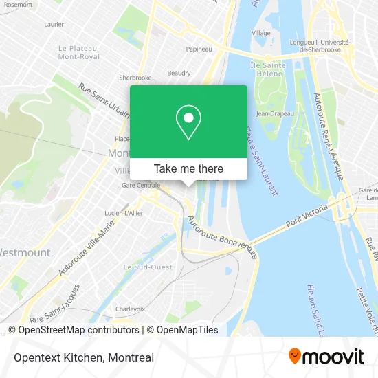 Opentext Kitchen map