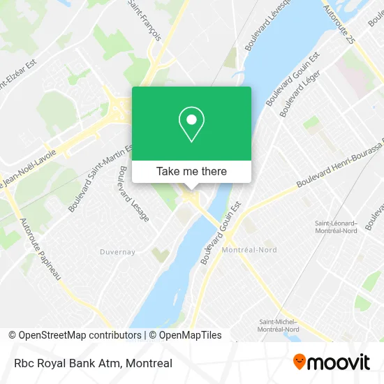 Rbc Royal Bank Atm map