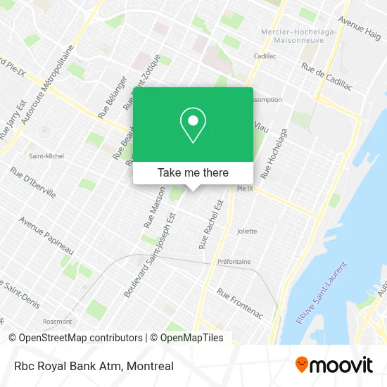 Rbc Royal Bank Atm map