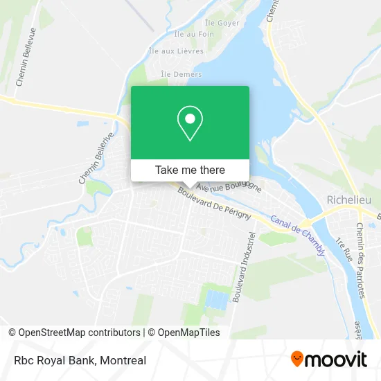 Rbc Royal Bank map