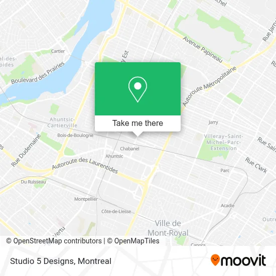 Studio 5 Designs map