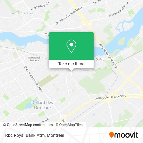 Rbc Royal Bank Atm map