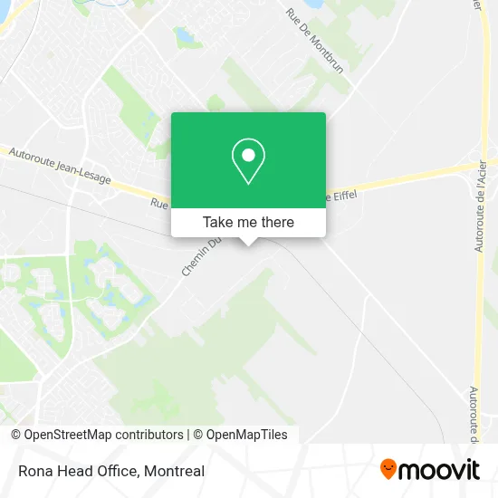 Rona Head Office map