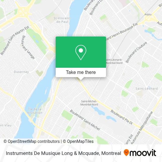 Instruments De Musique Long & Mcquade map