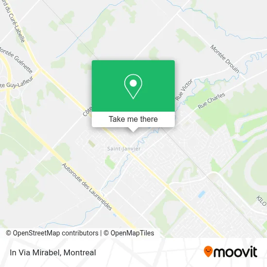 In Via Mirabel map