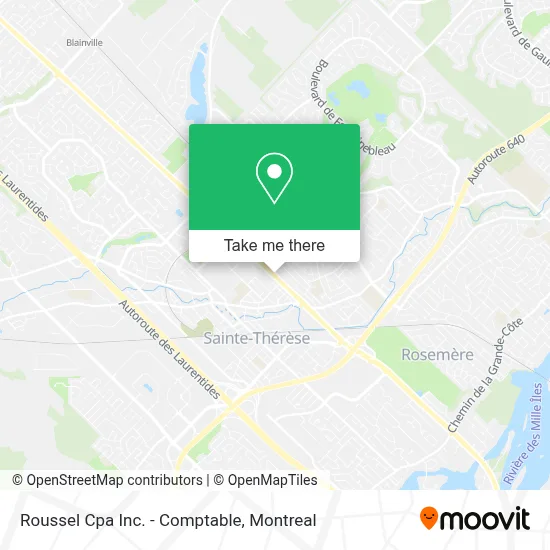 Roussel Cpa Inc. - Comptable map