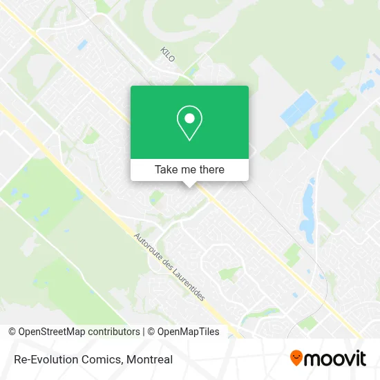 Re-Evolution Comics map