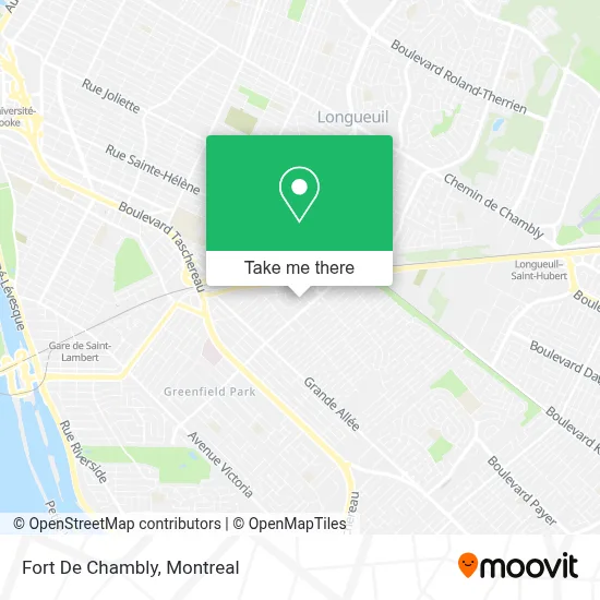 Fort De Chambly map