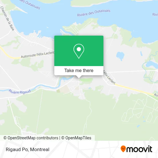 Rigaud Po map