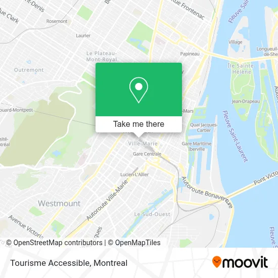 Tourisme Accessible map
