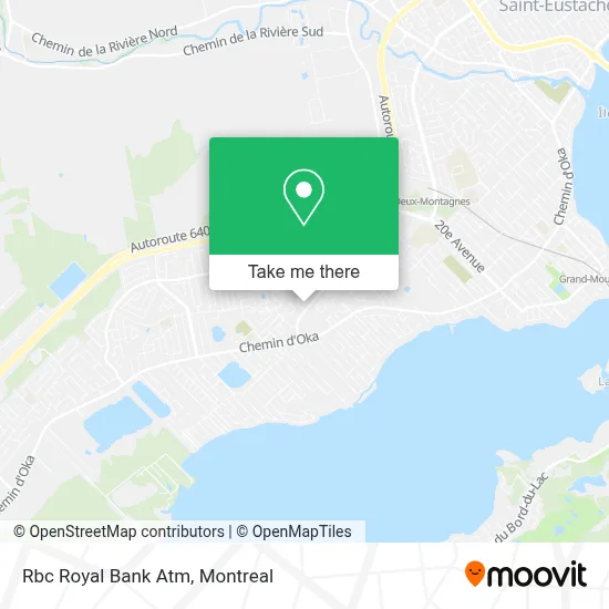 Rbc Royal Bank Atm map