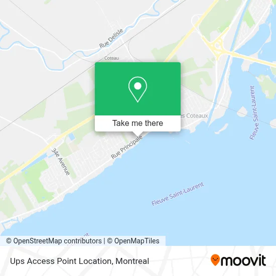 Ups Access Point Location map