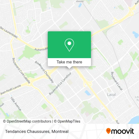 Tendances Chaussures map