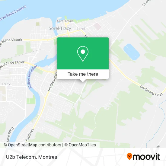 U2b Telecom map