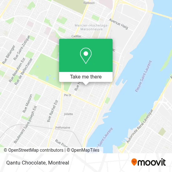 Qantu Chocolate map