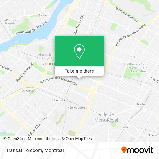 Transat Telecom map