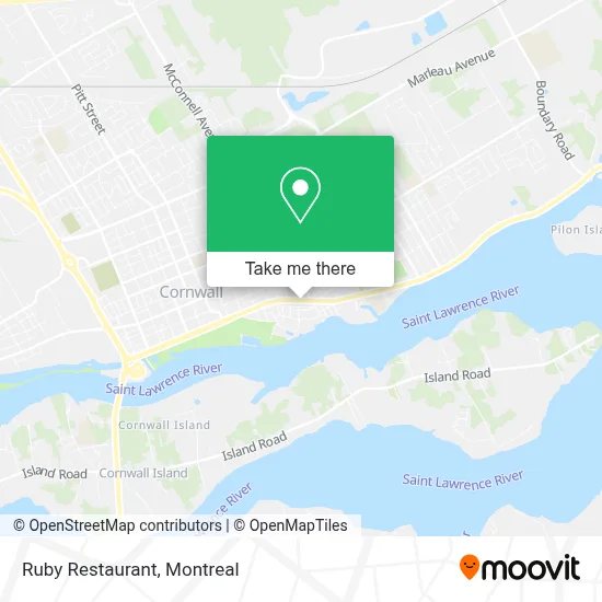 Ruby Restaurant map
