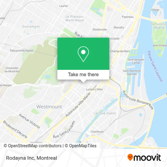 Rodayna Inc map