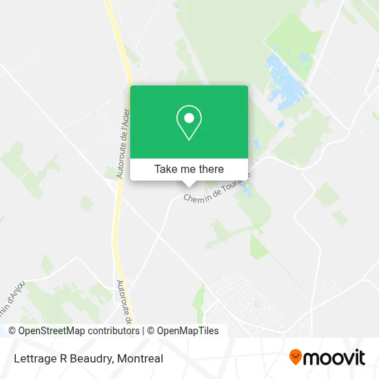 Lettrage R Beaudry map