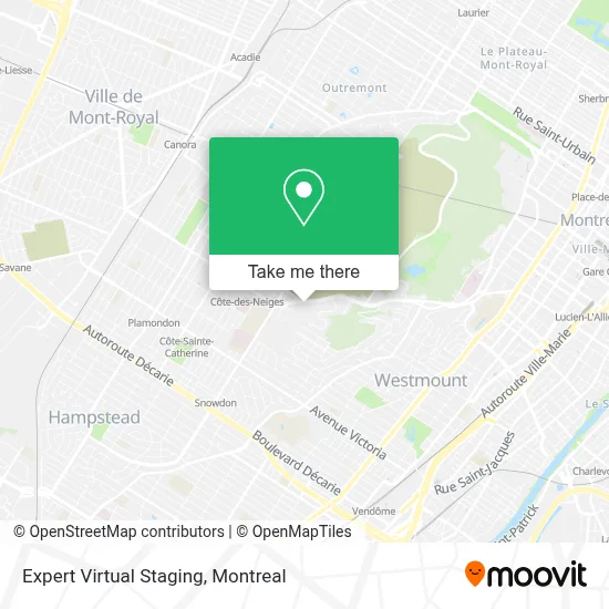 Expert Virtual Staging map