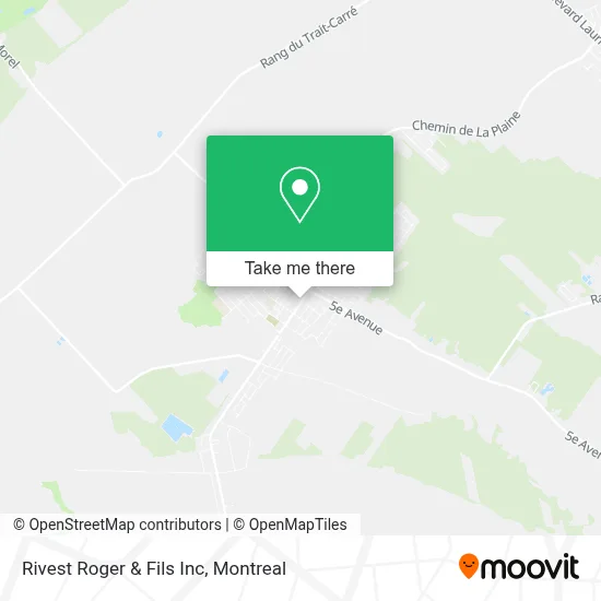 Rivest Roger & Fils Inc map