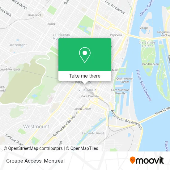 Groupe Access map