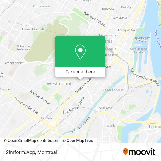 Simform.App map