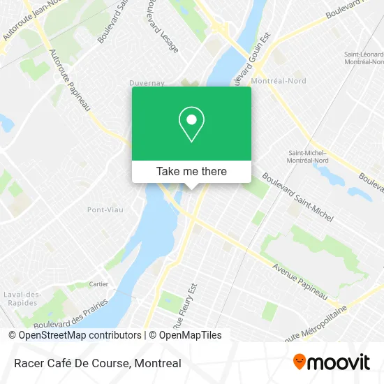 Racer Café De Course map