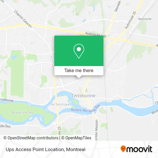 Ups Access Point Location map