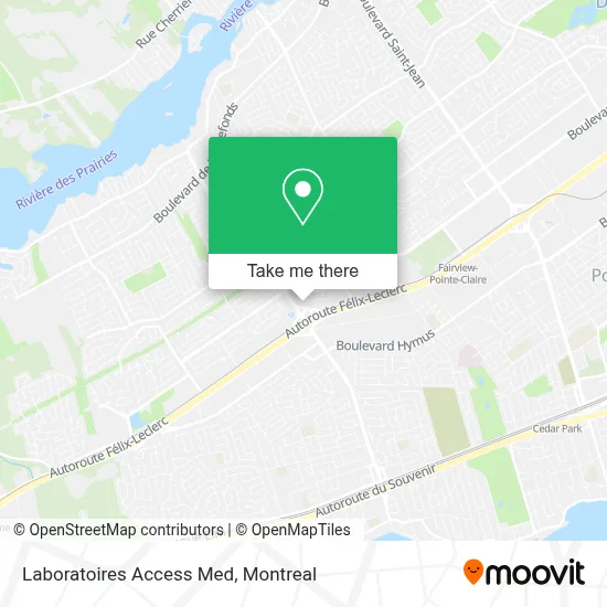 Laboratoires Access Med map