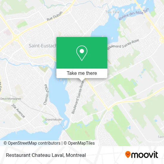 Restaurant Chateau Laval map