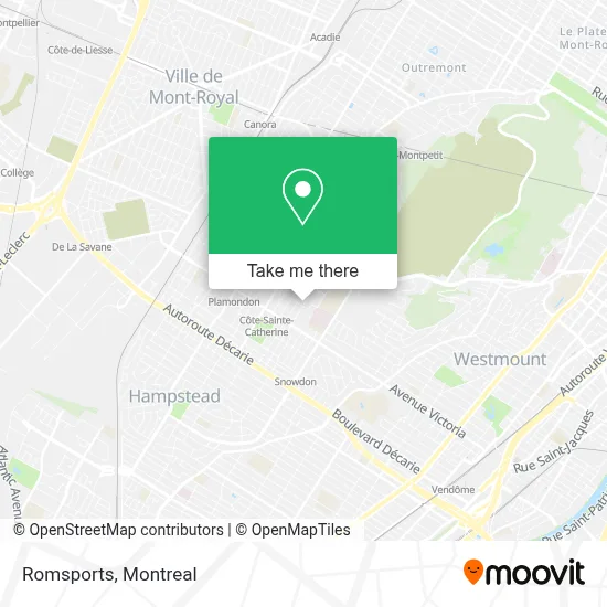 Romsports map