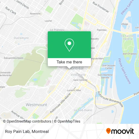 Roy Pain Lab map