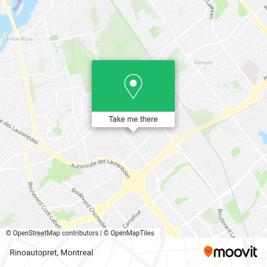 Rinoautopret map