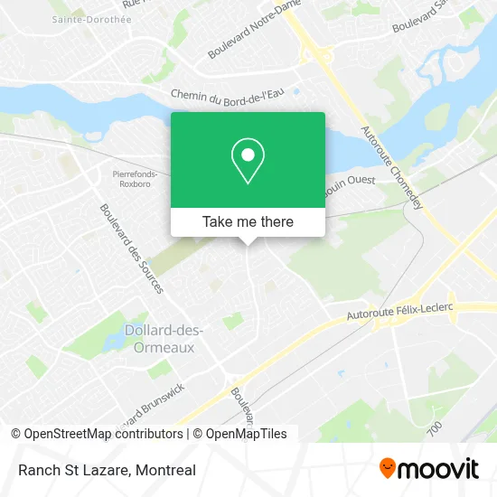 Ranch St Lazare map