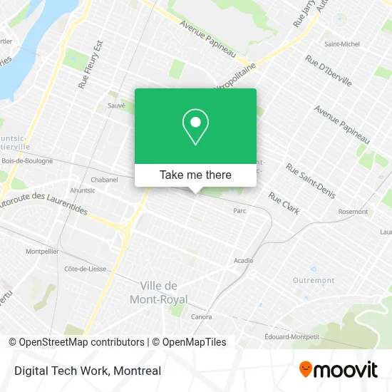 Digital Tech Work map