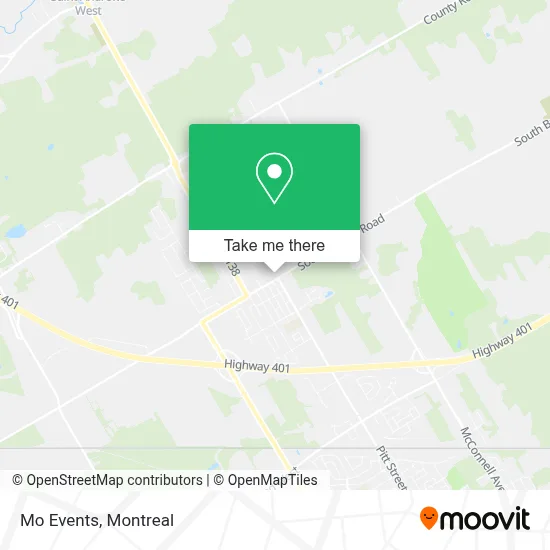 Mo Events map