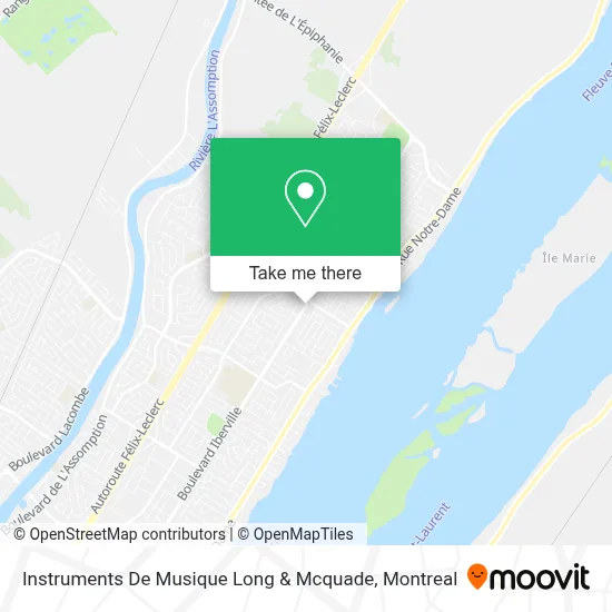 Instruments De Musique Long & Mcquade map
