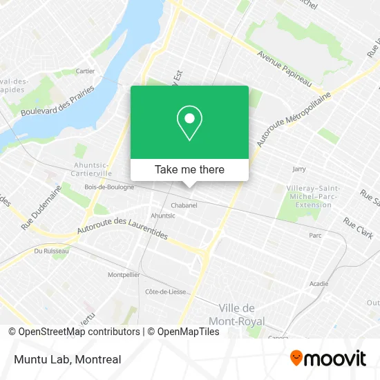 Muntu Lab map