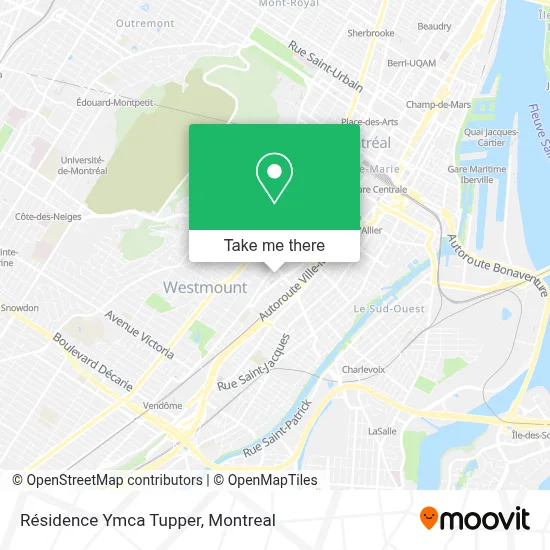 Résidence Ymca Tupper map